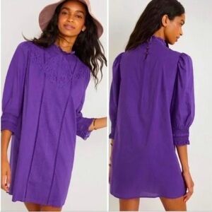 FARM Rio Purple Mini Dress